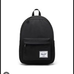 Herschel Supply Company Black Backpack Minimalist Design